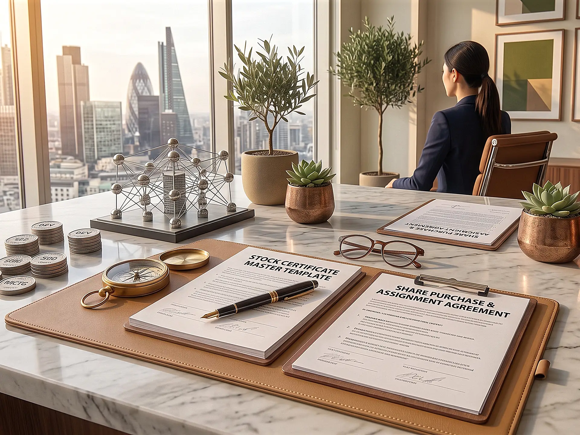 Personal Guarantee documents on desk
